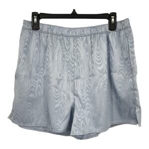 Open Edit pajama shorts lounge pull on blue Medium M